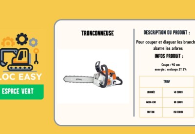 Location Tronçonneuse à bois Thermique Stihl à Tourcoing